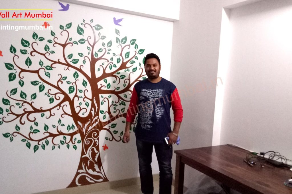Tree Painting on the wall