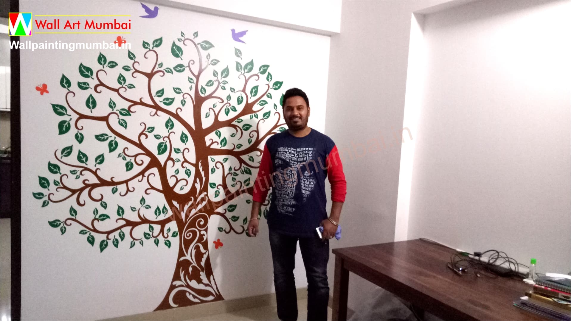 Tree Painting on the wall