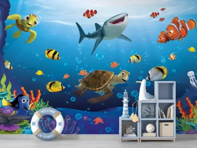Aquarium Nursery Wallpaper