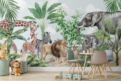 Jungle theme wallpaper 1