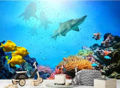 Underwater World Wall Mural For Kids