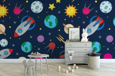 planets theme wallpaper
