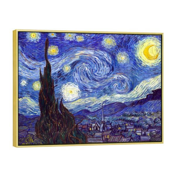 Starry Night by Vincent Van Gogh Paintings Reproduction Post