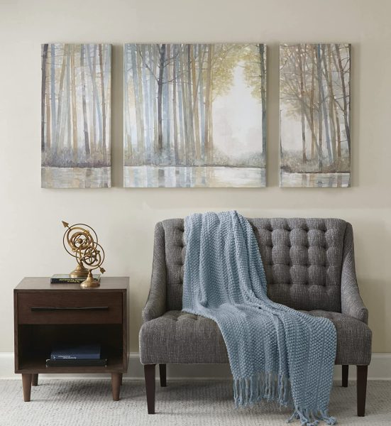 Autumn Triptych Canvas: The Perfect Modern Home Accent for Your Living Room, Bedroom, Dining Room, and Bathroom Decor