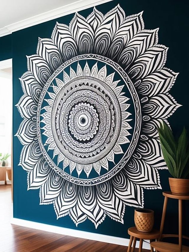 10 Mandala Art Drawing idea for Home Wall Art