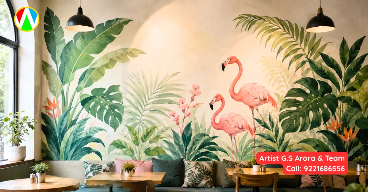 Biophilic & Tropical Flora Murals