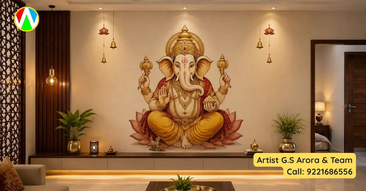 Mural painting by Artist G.S. Arora — Wall Painting Mumbai