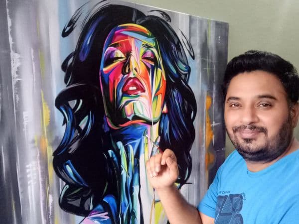 Canvas painting by Wall Art Mumbai artist