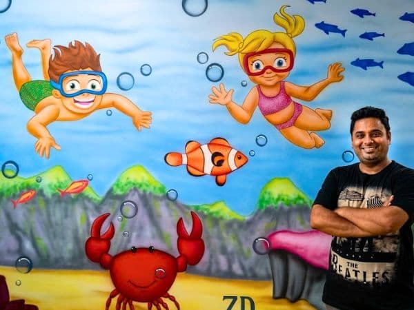 Play school wall painting by Wall Art Mumbai