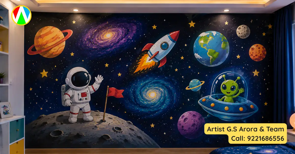 Mural painting by Artist G.S. Arora — Wall Painting Mumbai