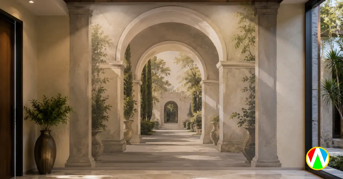 Hyper-realistic mural painting in India led by wall mural painting artist G.S. Arora